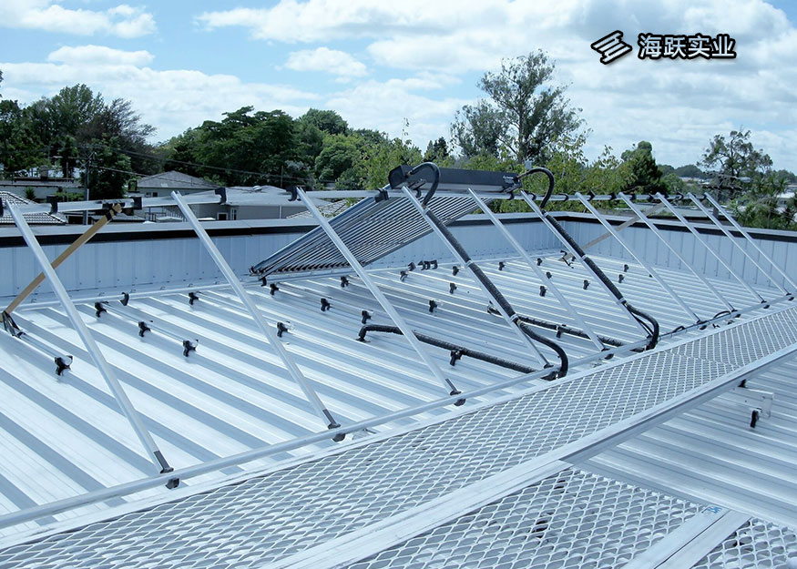 屋顶光伏检修铝格栅安全通道