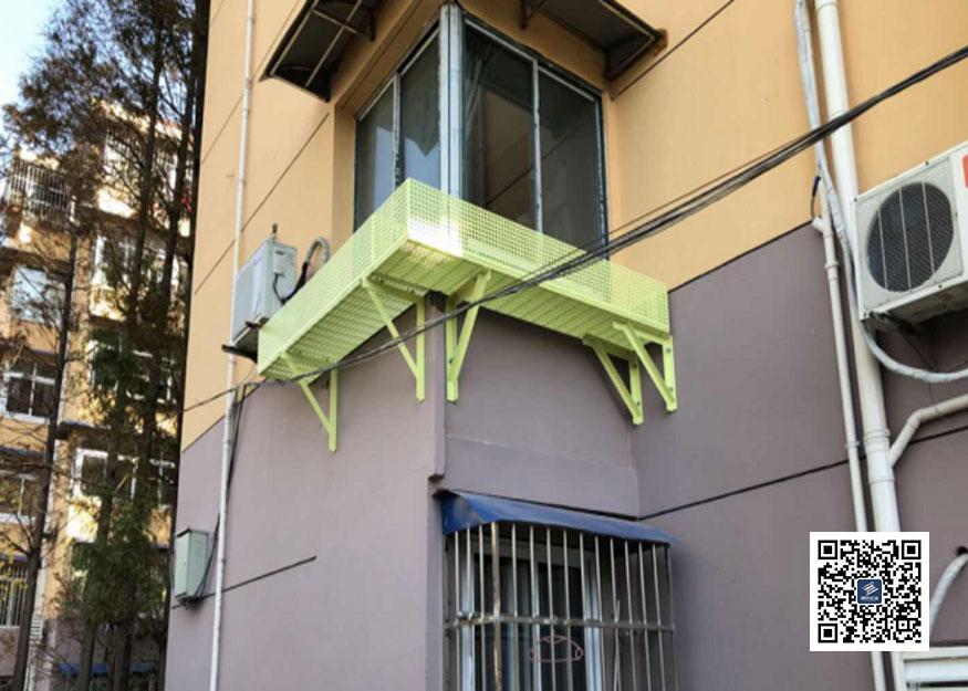 上海阳台用铝格板改造护栏