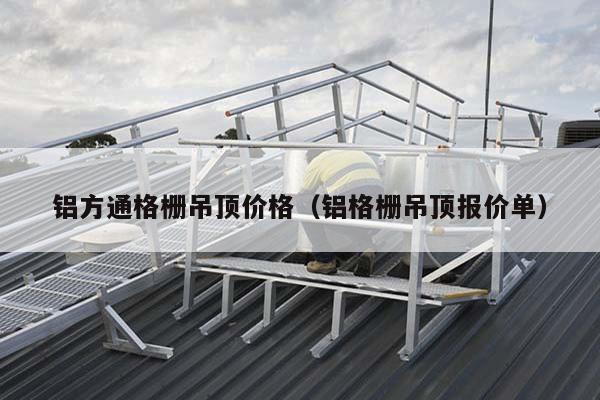屋面铝合金格栅报价单 铝合金格栅多少钱一平方米