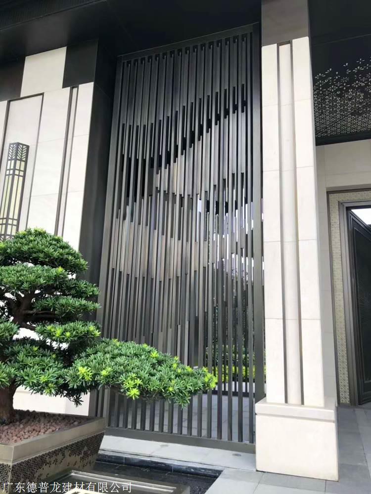 哈尔滨铝艺格栅定制 哈尔滨铝合金玻璃隔断