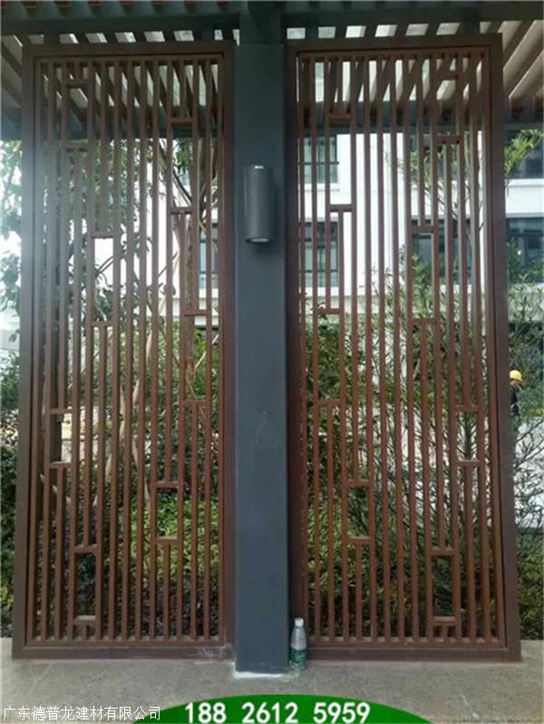 哈尔滨铝艺格栅定制 哈尔滨铝合金玻璃隔断