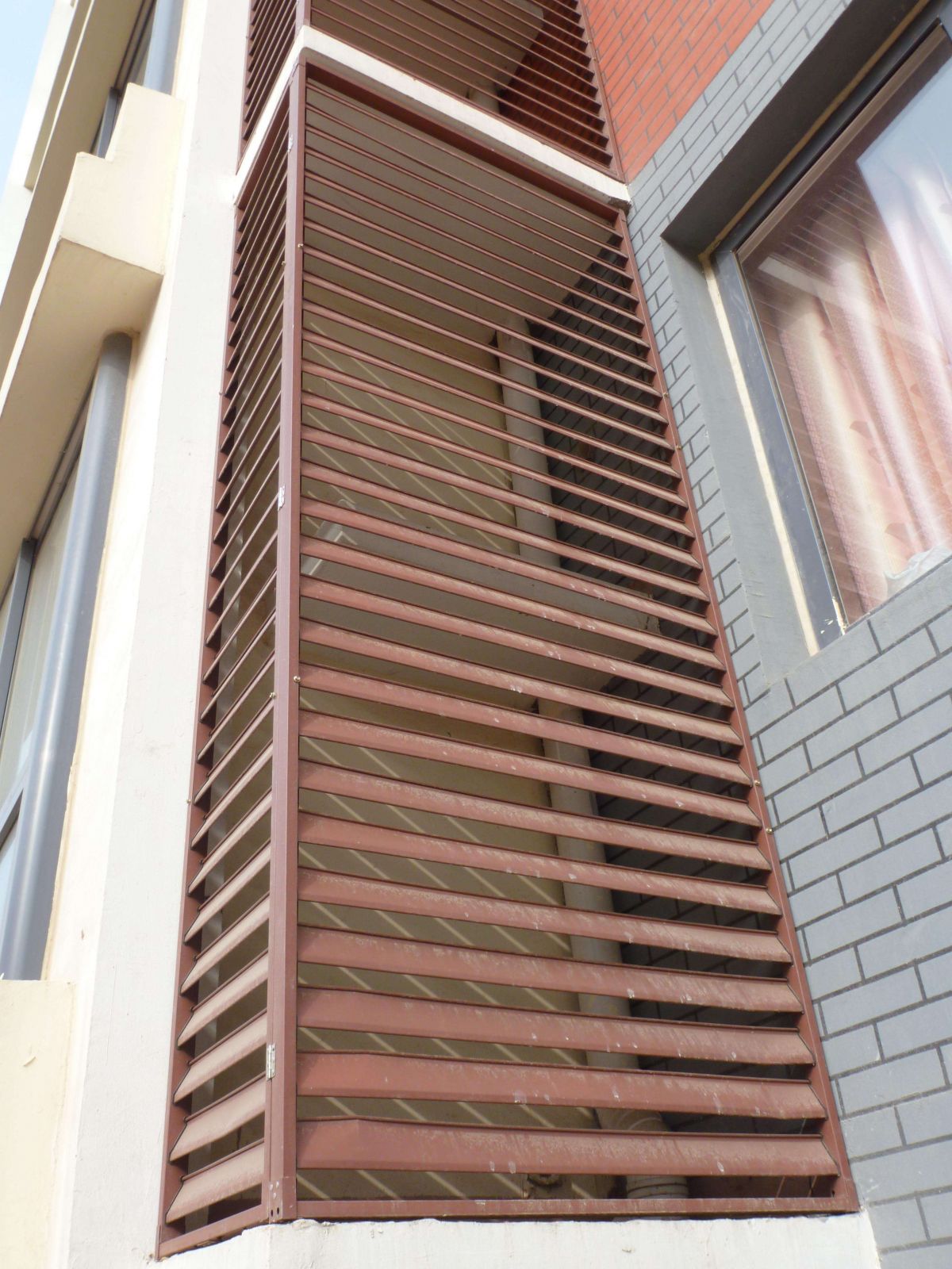 室外空调铝合金格栅 室外空调铝合金格栅图片