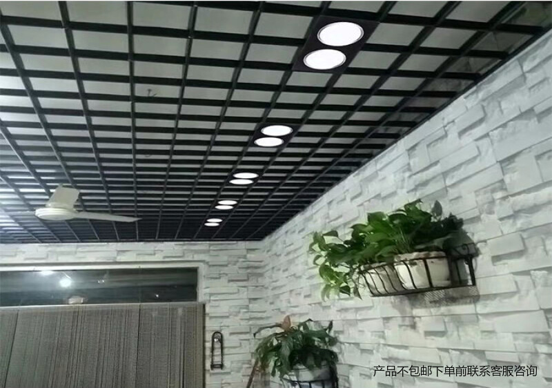 来图定制黑色铝格栅量大从优 
