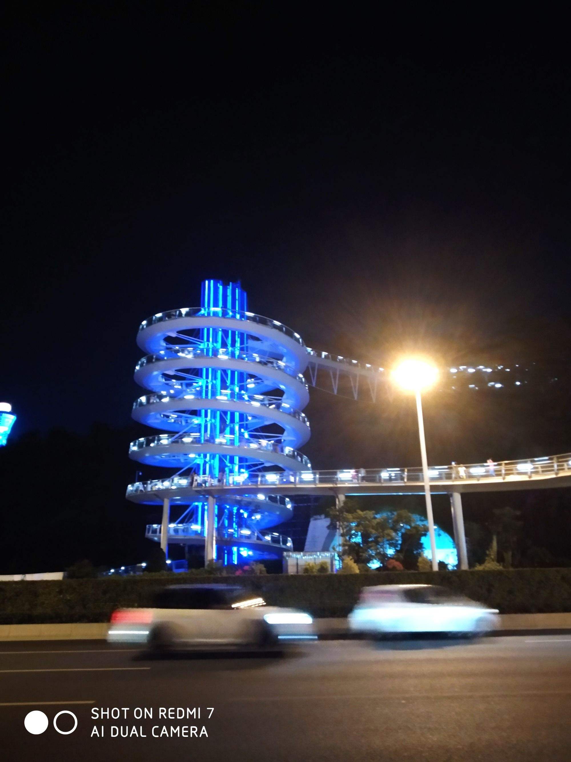 厦门健康步道晚安全 厦门健康步道夜景图片欣赏
