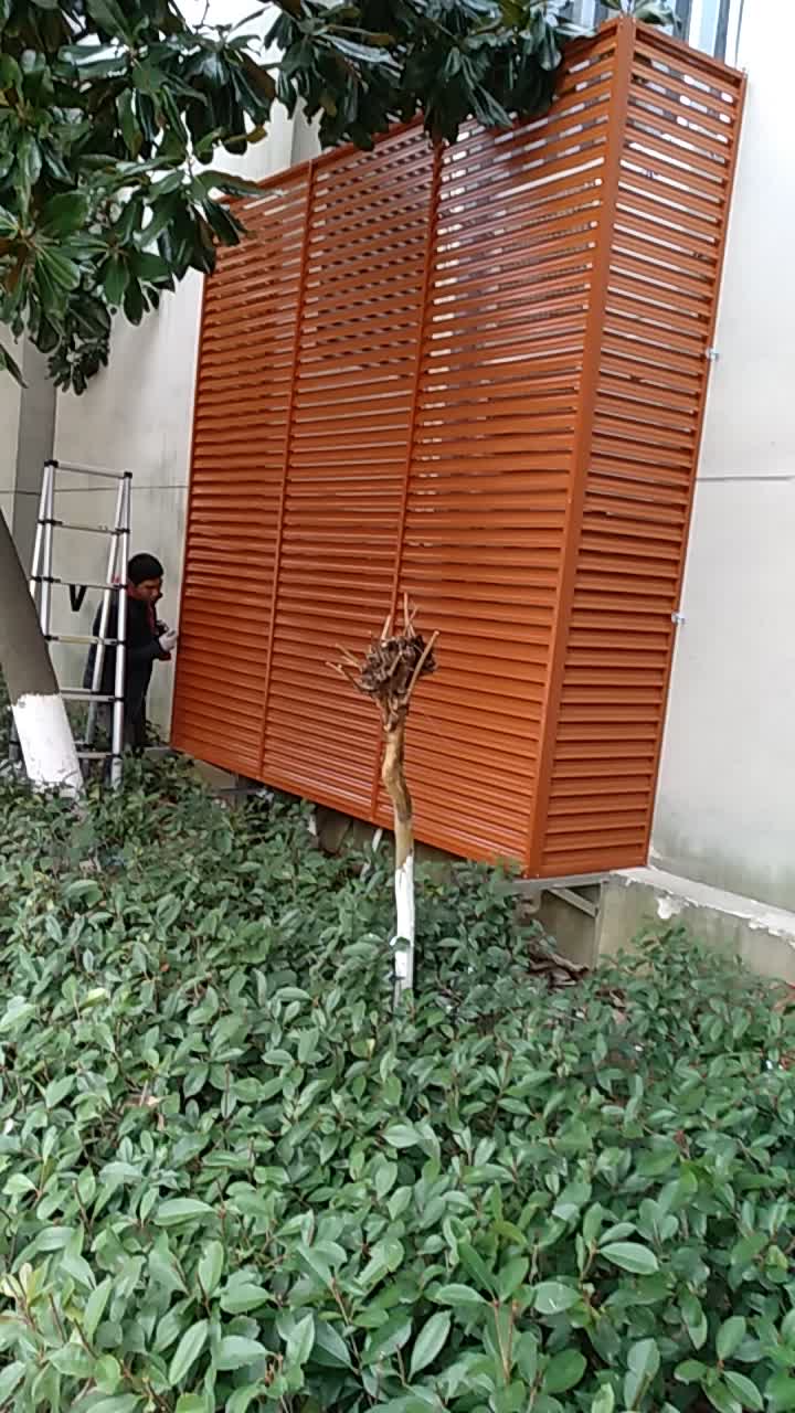 空调机位铝合金格栅 空调机位铝合金格栅怎么安装