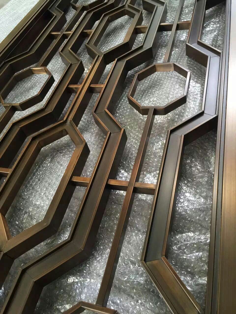 定制铝艺格栅 铝格栅制作工艺