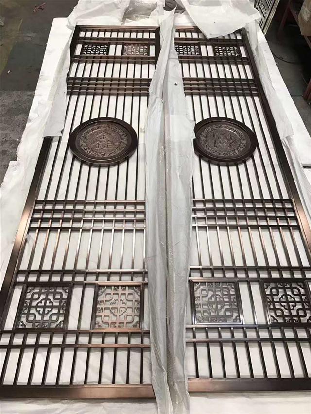 定制铝艺格栅 铝格栅制作工艺