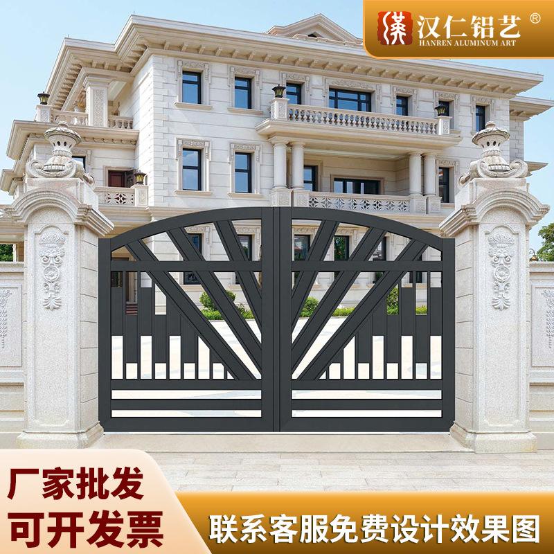 别墅铝合金格栅门图片大全 别墅铝合金格栅门图片大全集