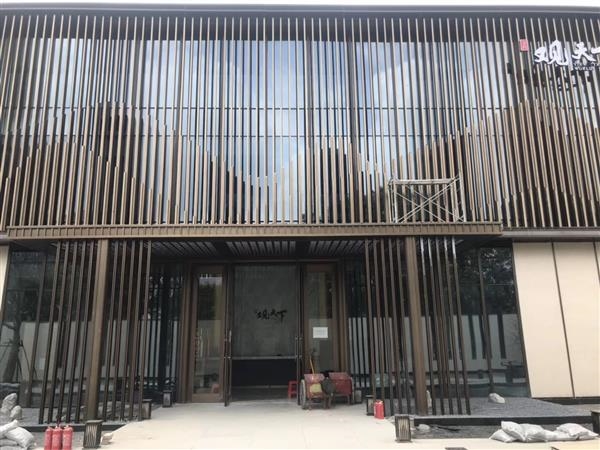 外墙铝合金格栅公司 外墙铝合金格栅施工图
