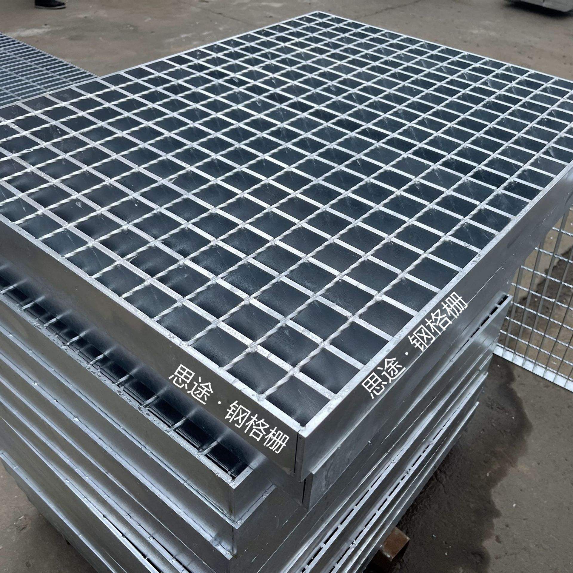 江门地下室钢格栅踏步板 格栅板楼梯踏步及平台参照图集
