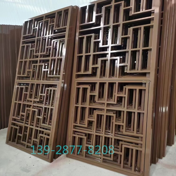 铝合金格栅围栏施工图 铝合金格栅围栏施工图片大全