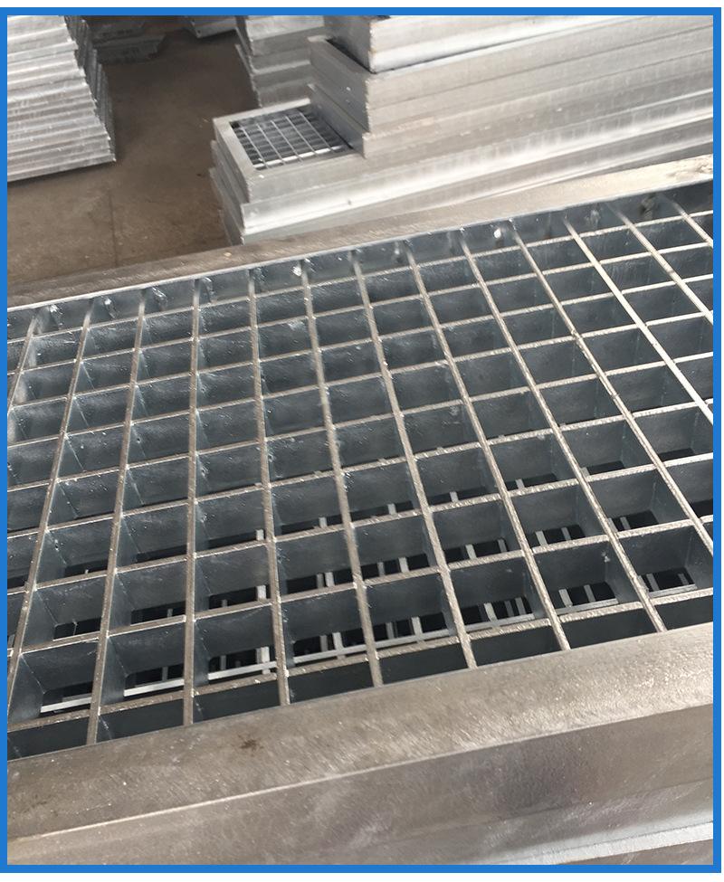 上海踏步格栅板型号 格栅踏步板理论重量表 标准