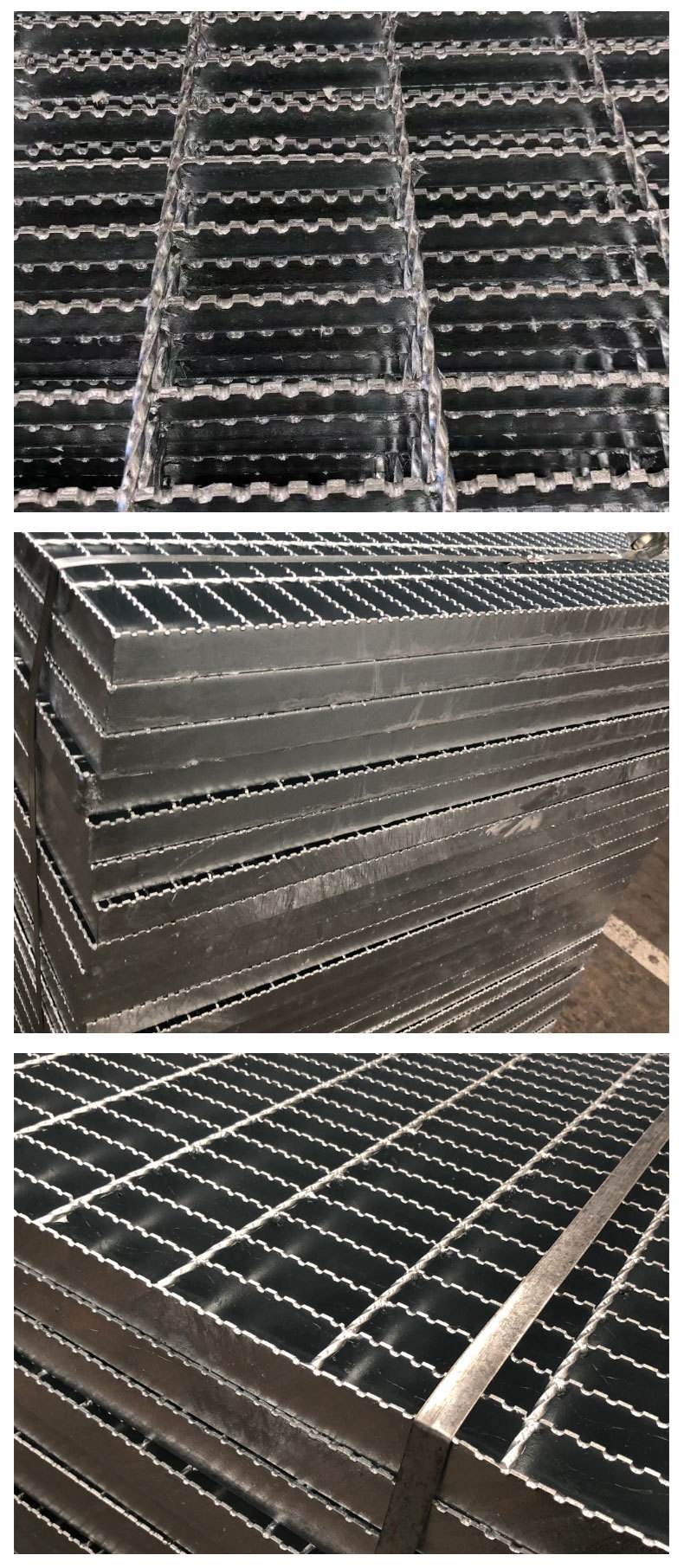 汕头高空平台钢格栅踏步板 