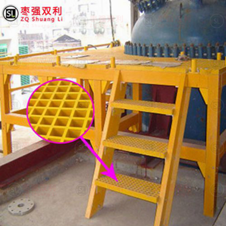 楼梯踏步板玻璃钢格栅 楼梯踏步板玻璃钢格栅怎么安装