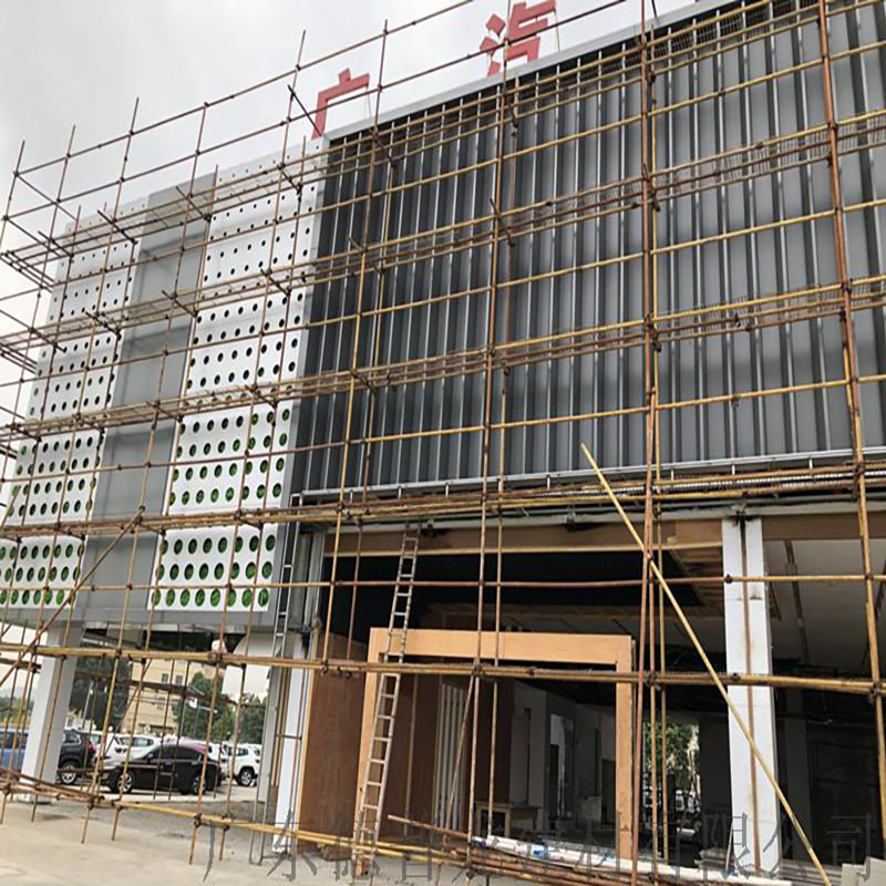 外立面铝合金格栅做法 铝合金外墙格栅间距要求