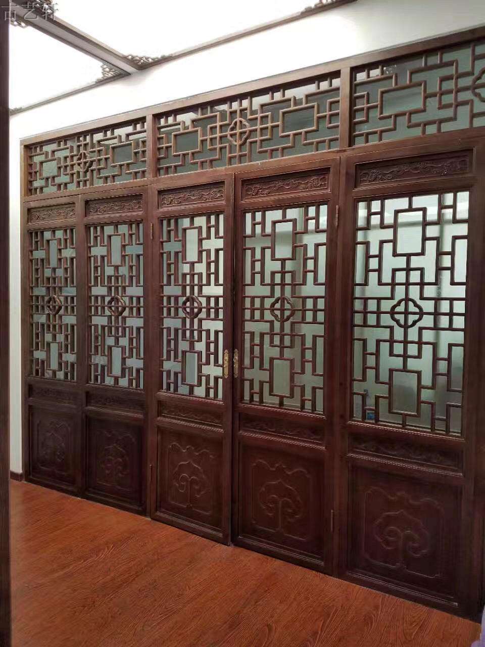 四合院铝合金格栅效果图 四合院铝合金格栅效果图大全