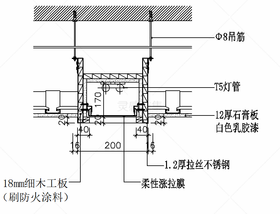 铝合金格栅吊顶cad图纸下载 铝合金格栅吊顶cad图纸下载大全