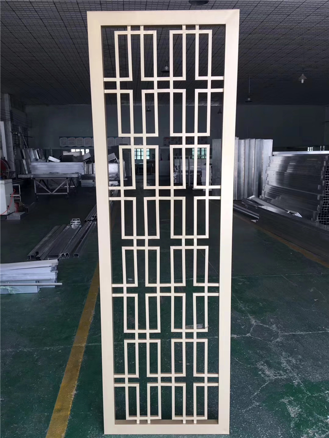铝合金格栅隔断尺寸图集 铝合金格栅隔断尺寸图集图片