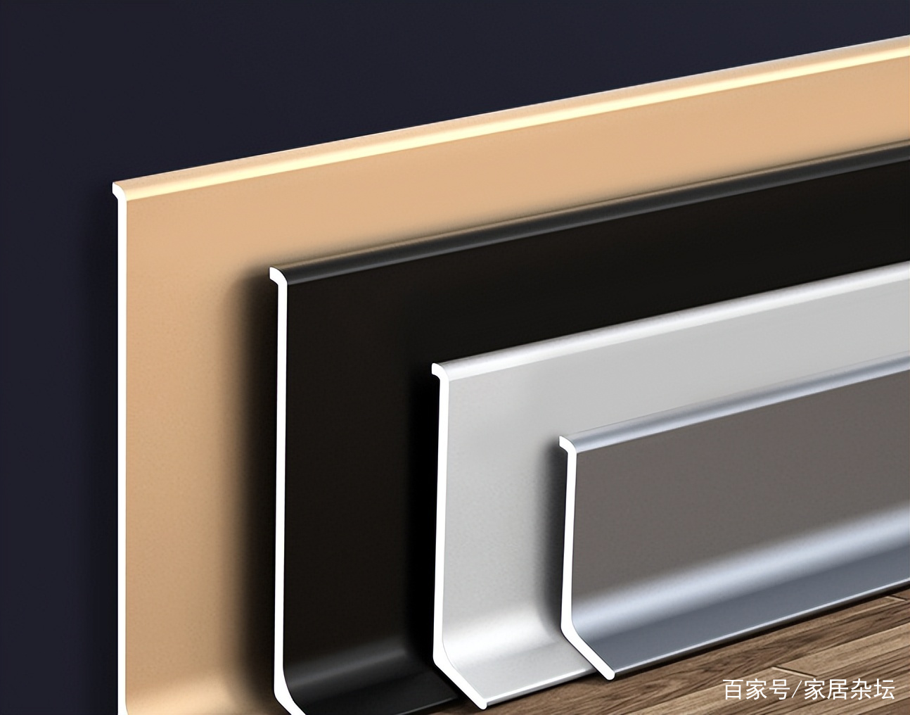 铝合金格栅踢脚线图片价格 