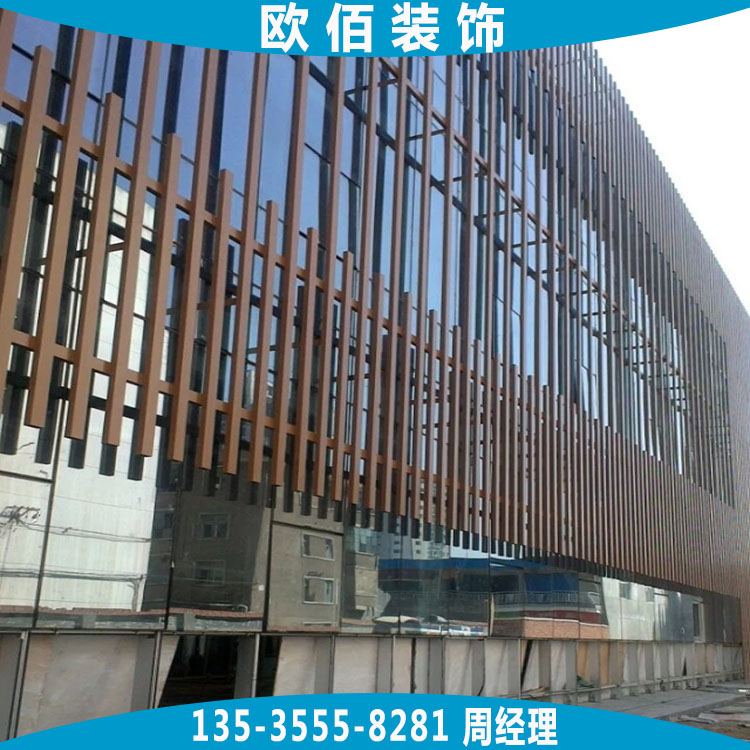 福建外墙铝合金格栅厂 外墙铝合金格栅怎样安装