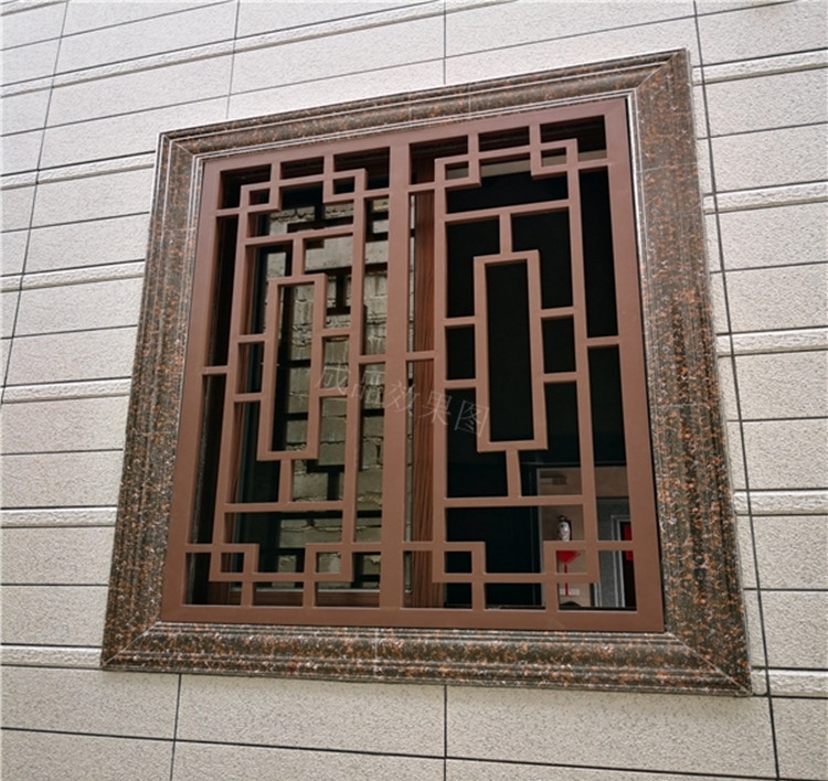 咖色铝合金格栅好看吗 咖色铝合金配什么色玻璃