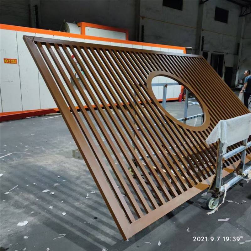 中式铝合金格栅制作方法 中式铝合金格栅制作方法图片