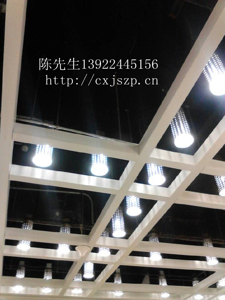 黑色铝合金格栅吊顶 铝合金格栅吊顶施工流程
