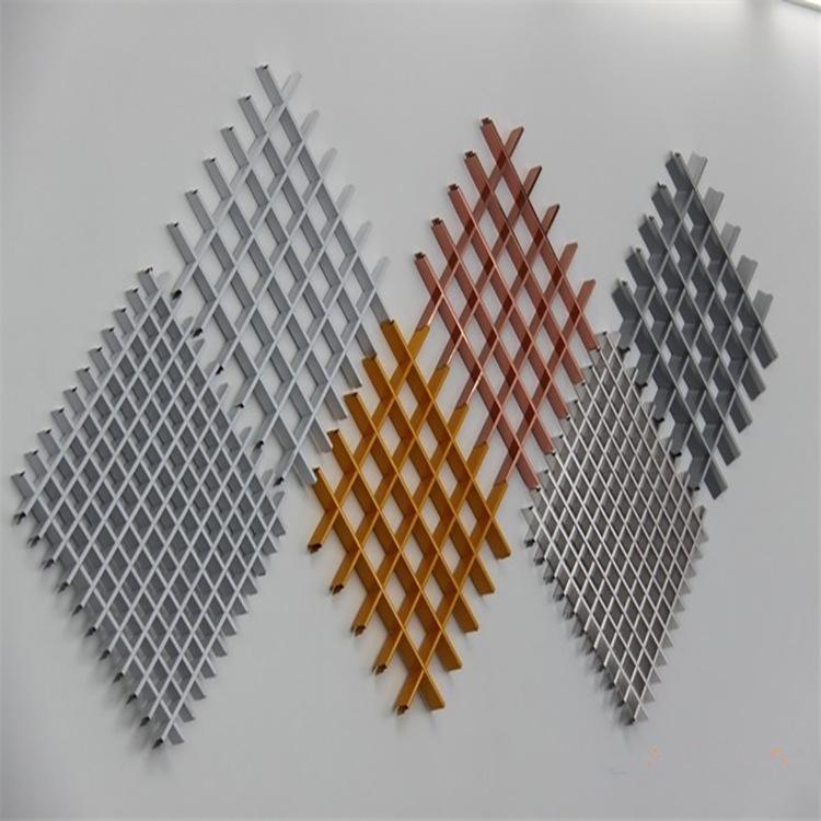 6厚铝合金格栅造型板 铝合金格栅板100*100*2
