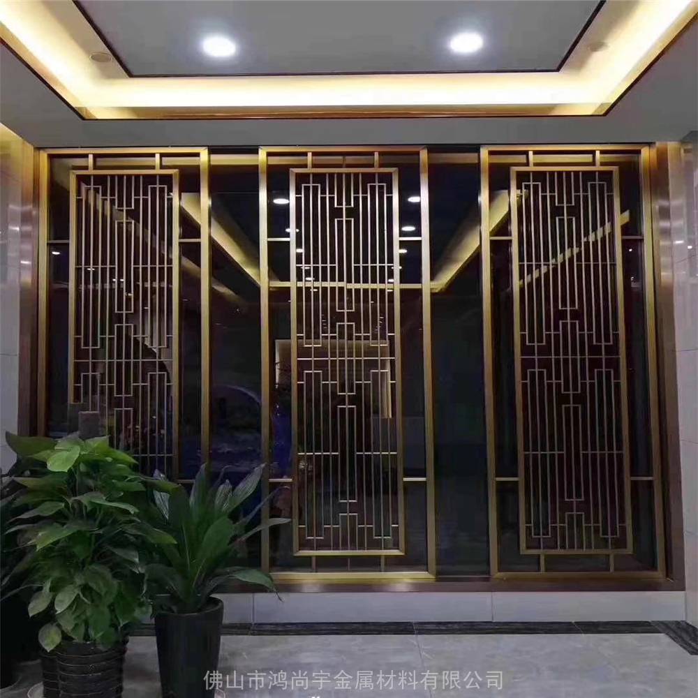 铝合金格栅屏风 铝合金格栅安装视频