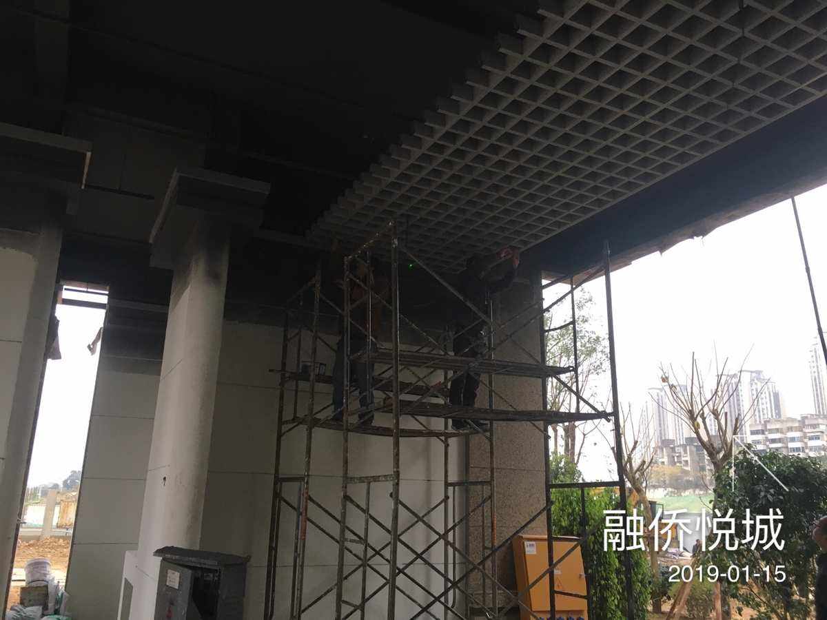 铝合金格栅线条收口图片 铝合金格栅线条收口图片大全