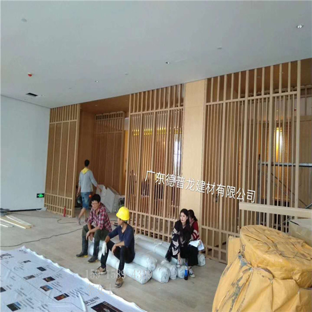 铝合金格栅走廊效果图 铝合金格栅走廊效果图片