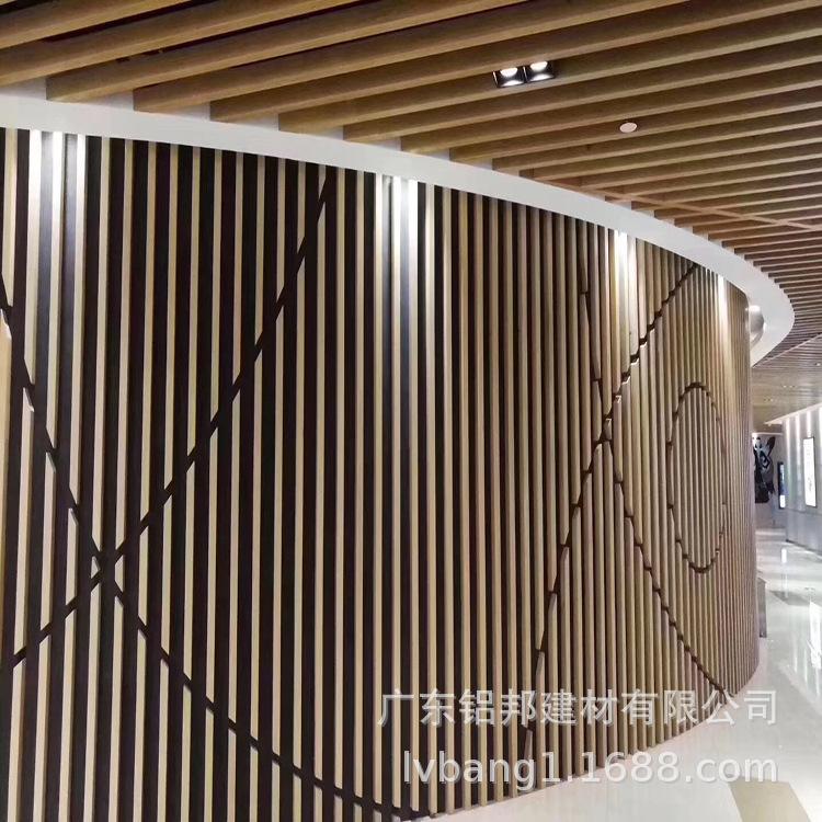 幕墙铝合金格栅横向施工图 幕墙铝合金格栅横向施工图片大全