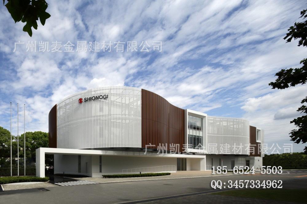 幕墙铝合金格栅横向施工图 幕墙铝合金格栅横向施工图片大全