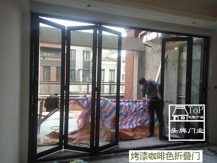 铝合金格栅吊轨门 铝合金格栅吊轨门安装视频