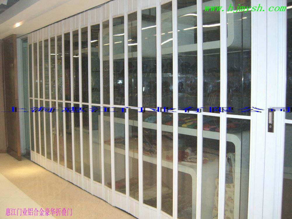 玻璃铝合金格栅门价格 铝合金玻璃隔断价格多少钱一平方米