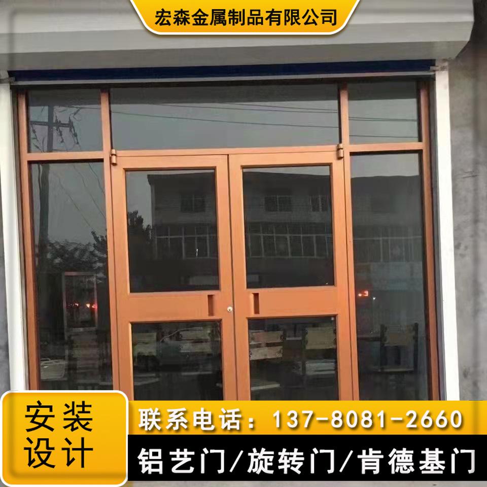 玻璃铝合金格栅门价格 铝合金玻璃隔断价格多少钱一平方米