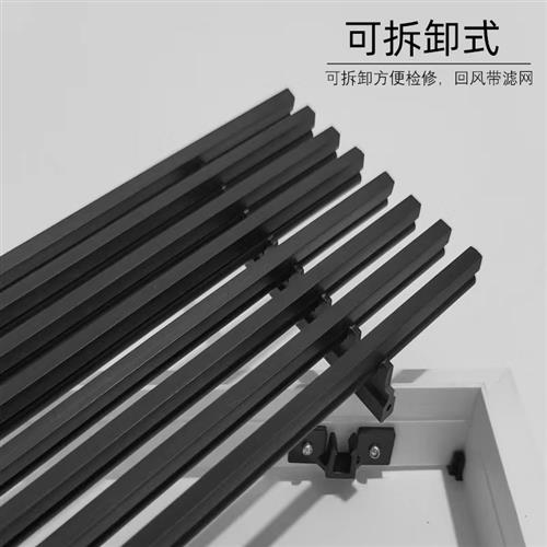 黑白铝合金格栅效果图片 黑白格吊顶设计图片大全集