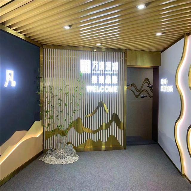 铝合金格栅怎么固定背景墙 铝合金格栅怎么固定背景墙图片