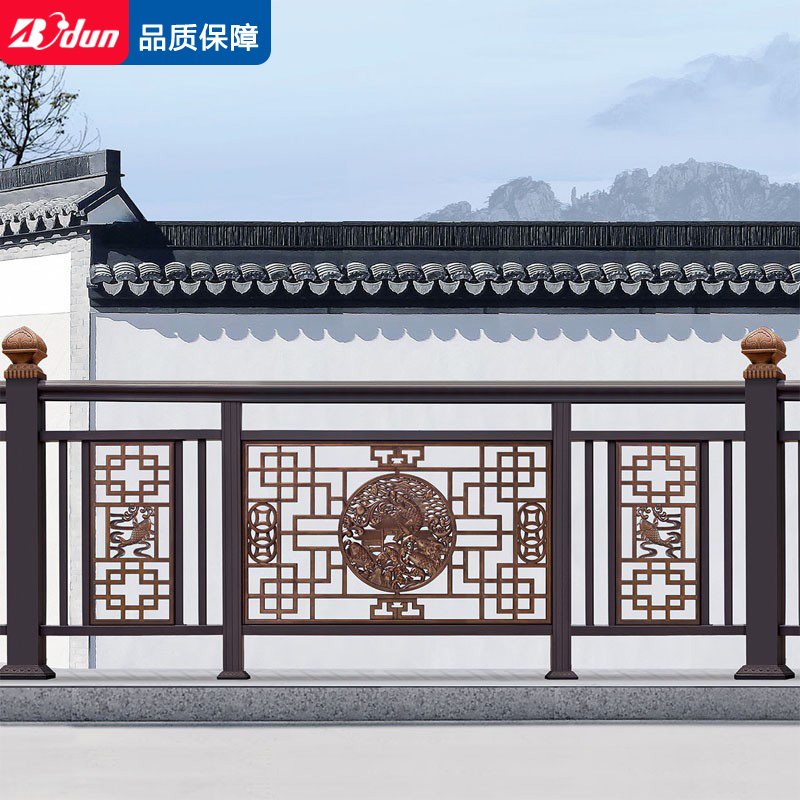 露台铝合金格栅护栏 露台铝合金格栅护栏效果图