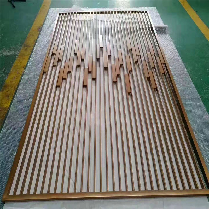 铝合金格栅背景门板价格 