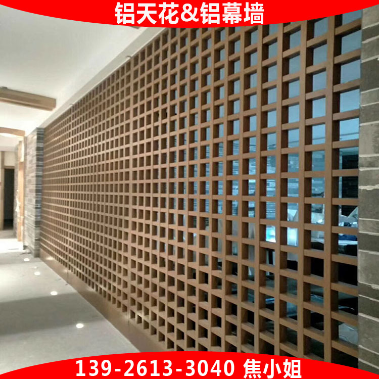 墙面铝合金格栅装饰图片大全 墙面铝合金格栅装饰图片大全集