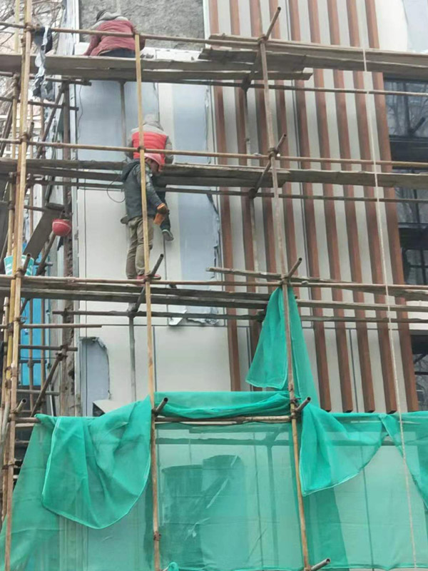 石材玻璃幕墙铝合金格栅 石材玻璃幕墙铝合金格栅图片