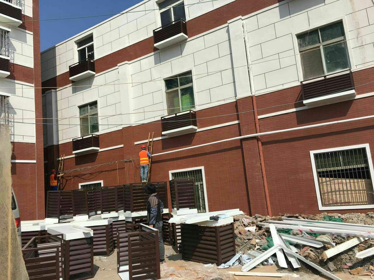 铝合金格栅安装外墙预埋 铝合金格栅安装外墙预埋视频