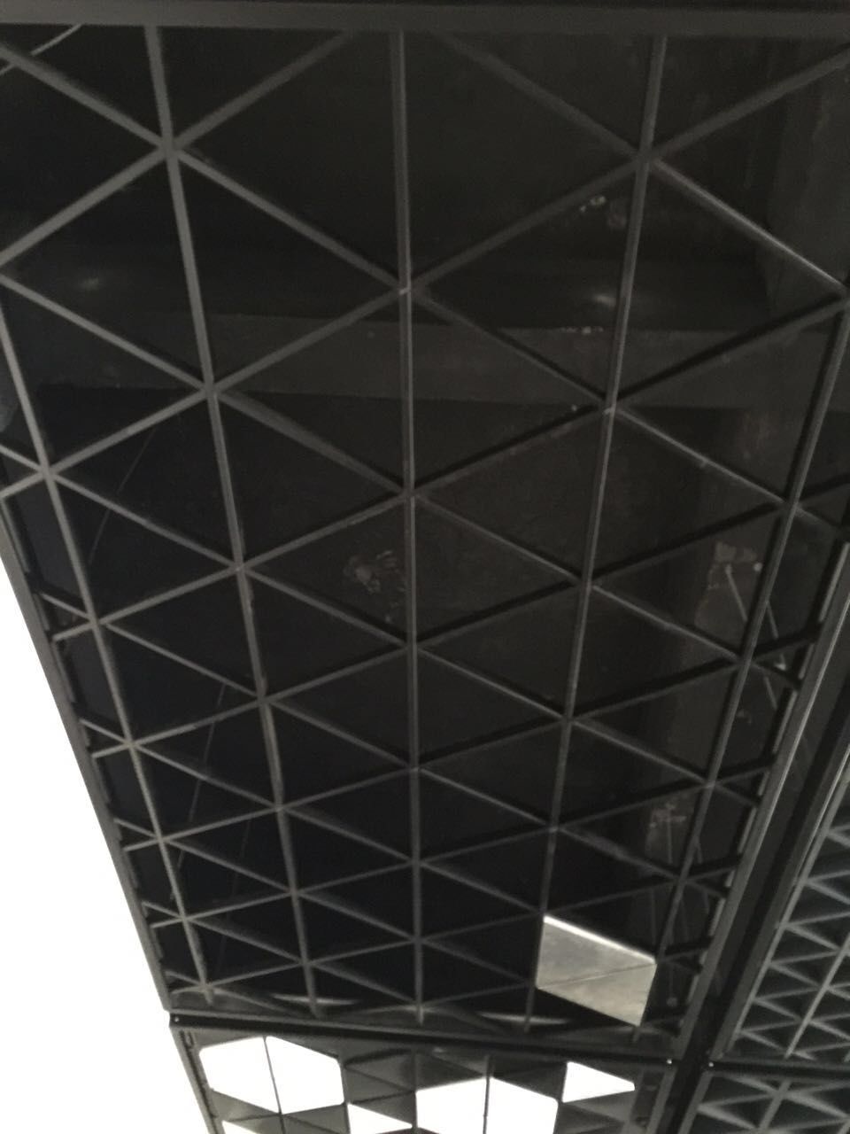 三角形铝合金格栅 铝合金格栅安装施工方案