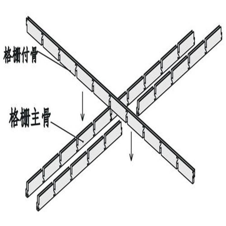 铝合金格栅龙骨间距是多少 铝合金金属扣板吊顶铝格栅吊顶的龙骨有哪些区别?