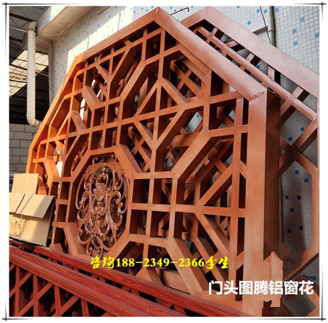 花园铝合金格栅门 铝合金格栅天花图片
