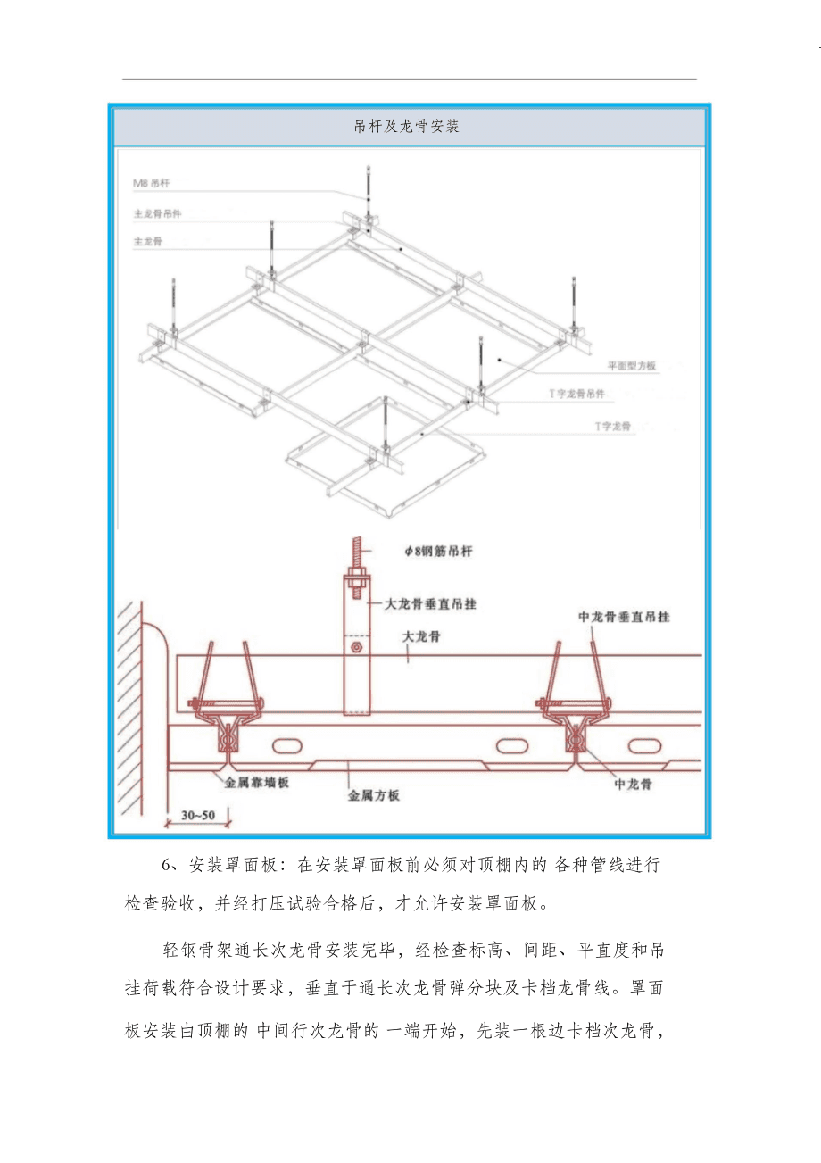 天棚铝合金格栅施工方案 天棚铝合金格栅施工方案怎么写