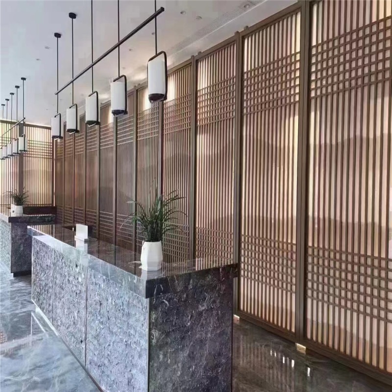 铝合金格栅隔断做法 铝合金格栅隔断做法图解