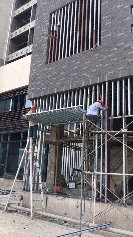 外墙铝合金格栅施工工艺 外墙铝合金格栅套什么定额