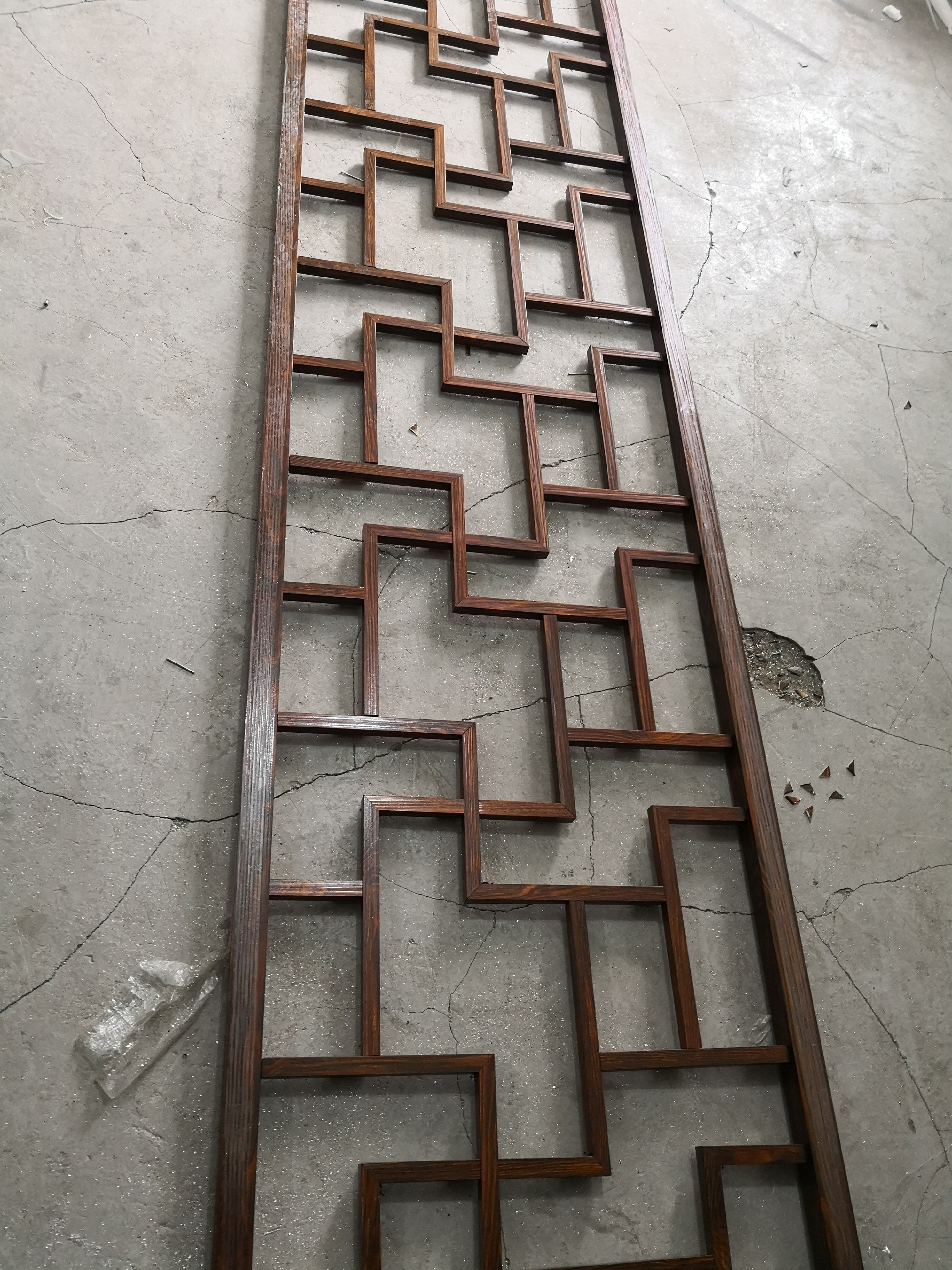 中式铝合金格栅制作 中式铝合金格栅制作视频